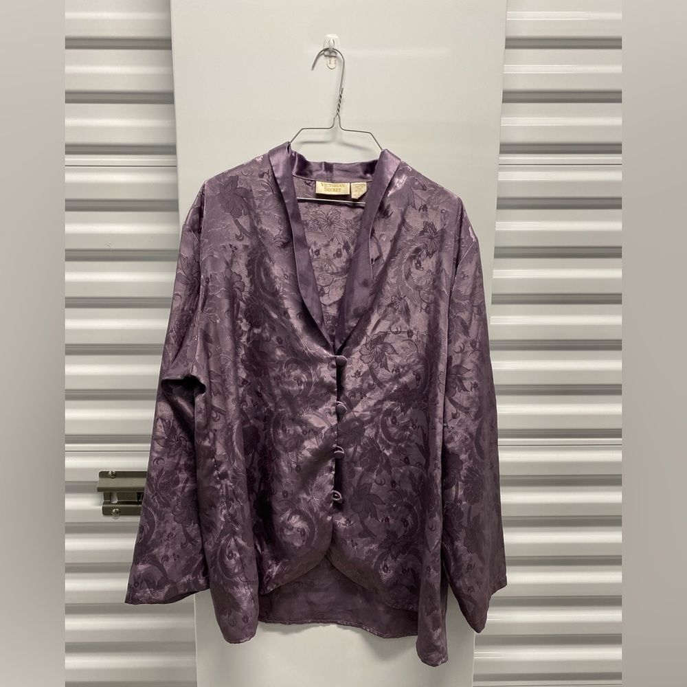 Vintage Victoria's Secret Satin Paisley Robe